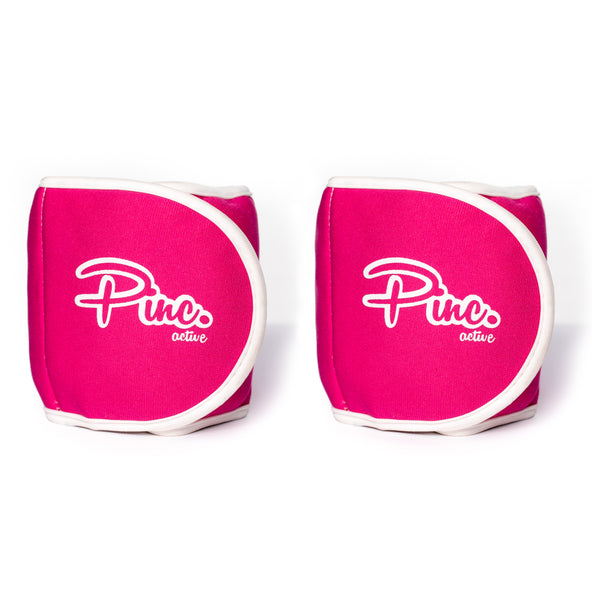 Ankle Weights Set (2 x 3lb Cuffs) - 6lbs in Total - Pink