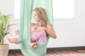 Silk Aerial Yoga Swing & Hammock Kit for Improved Yoga Inversions, Flexibility & Core Strength - Mint