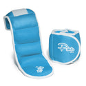 Ankle Weights Set Adjustable (1lb - 5lbs) - 10lbs in Total - Baby blue