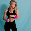 Ankle Weights Set (2 x 4lb Cuffs) - 8lbs in Total - Pink