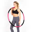 Exercise Fitness Hula Hoop for Adults - 3lbs - Detachable Weighted Hoops, Premium Quality and Soft Padding